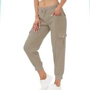 Lightweight cargo hiking jogger pants